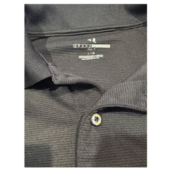 Grand Slam Black Golf Polo - Picture 4 of 5